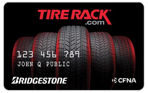 bridgestone tire rack credit card